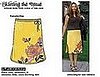 Cultured Coral Vented A-line Skirt. Created from a vintage t-shirt, to spec for Diana from Hackettstown, NJ.  